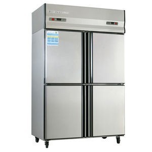 愛(ài)雪四門(mén)雙溫冰箱風(fēng)冷工程款/冷凍冷藏柜QB-04L*2  【愛(ài)雪冰箱批發(fā) 愛(ài)雪冷柜】