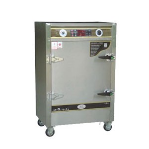 杰冠EZF-10H蛋糕柜 電汽兩用蒸飯車  單門十盆