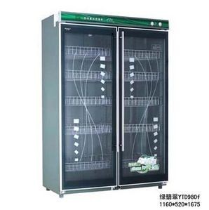 億高消毒柜YTD980F  商用消毒柜 雙玻璃門消毒柜