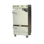 杰冠EZF-6J經濟型電汽兩用蒸飯車   單門六盆