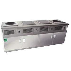 喜達客四連體組合電磁爐IND-Q-W50*2/Q-P50*2 【喜達客電磁爐】 大功率電磁爐 商用電磁爐  電磁廚房設備 不銹鋼電磁廚房設備