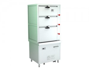 英達訊 800三門海鮮蒸柜SCR-F0820 商用電磁爐 電磁廚房設備 大功率電磁爐  英達訊電磁爐
