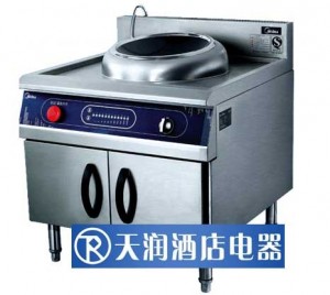 美的單頭小炒灶C-EA4015K 美的商用電磁爐 美的單頭無尾小炒爐