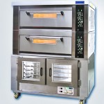 新麥二層烤箱+醒發箱SM-802T+SM-15F  二層六盤烤箱連15盤發酵箱組合爐