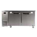 海爾臺式商用兩門冰箱SP-363C2W   商用平面操作臺