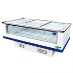凱雪前視窗島柜KX-2.5WDZ 超市臥式島柜 速凍食品柜 速凍食品展示柜  凱雪商用冷柜