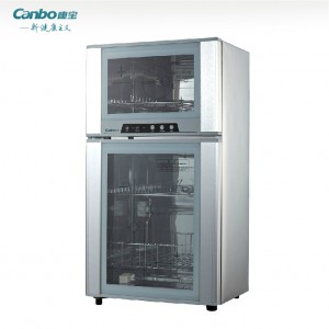 Canbo/康寶上下玻璃門消毒柜ZTP80F-1 玻璃門餐具消毒柜 商用