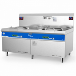 喜德力XDL-X400I電磁雙頭單尾小炒爐 商用電磁炒菜爐
