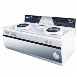 明鋼kym-SXC400-8電磁雙頭單尾小炒爐 明鋼電磁灶 8KW雙頭單尾小炒灶