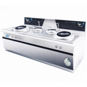 明鋼kym-SSXC400-8電磁雙頭雙尾小炒爐 明鋼電磁灶 8KW雙頭雙尾小炒灶