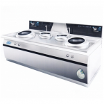 明鋼kym-SSXC400-8電磁雙頭雙尾小炒爐 明鋼電磁灶 8KW雙頭雙尾小炒灶