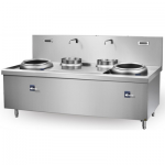 Chinducs/華磁雙頭雙尾電磁爐MGS18T 商用電磁灶 炒菜電磁爐 雙頭小炒電磁爐華磁商用電磁爐