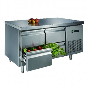 卡姆尼GNTC700-1355D4四抽屜風冷工作臺  商用平臺雪柜/冷藏工作臺
