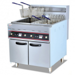 杰冠DF-26-2雙缸四篩電炸爐 杰冠商用立式電炸爐