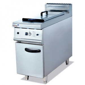 杰冠GF-975燃氣炸爐連柜座  立式單缸單篩燃氣炸爐 杰冠西廚
