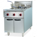 杰冠DF-26-3三缸三篩電炸爐 杰冠立式炸爐