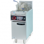 杰冠DF-26A立式單缸雙篩電炸爐 帶計時器