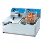 杰冠DF-6L-2雙缸雙篩電炸爐 杰冠臺式電炸爐