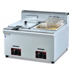 杰冠GF-72燃?xì)怆p缸雙篩炸爐  商用臺(tái)式燃?xì)庹t  杰冠西廚設(shè)備