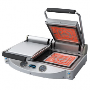 意大利UNOX 透明板面雙頭三文治烤爐XP020ET/XP020PT   進口三文治機