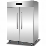 康煜RTP-1500A熱風循環消毒柜 不銹鋼雙門消毒柜 商用餐具消毒柜 高溫消毒柜 帶推車消毒柜