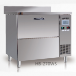 咸美頓吧臺式制冰機HB-270WS    商用方冰制冰機  漢密爾頓