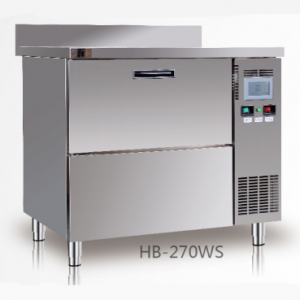 咸美頓吧臺式制冰機HB-270WS    商用方冰制冰機  漢密爾頓