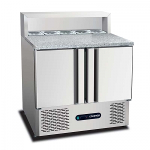Coolmes冰立方二門沙拉柜PS902 沙拉冷藏柜 大理石披薩冷藏柜