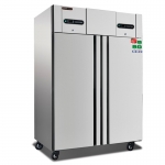 COOLMES冰立方風冷雙溫冰箱GN1.2DT 風冷無霜冷凍冷藏柜 大二門高身雪柜