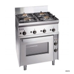 扎努西ZANUSSI SCFGG700 (285571) 落地型燃氣四頭爐聯燃氣烤箱