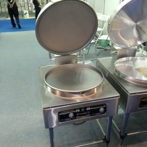 京明華YCD45A-K電餅鐺 雙溫雙控自動恒溫烙餅機 220V鐵鋁復合鍋