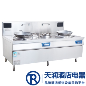 LIZE電磁雙頭雙溫小炒爐  商用電磁小炒灶 炒菜電磁爐