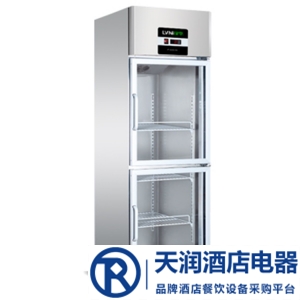 綠零立式冷藏展示柜 二玻璃冷藏冰箱 風冷冷藏展示柜