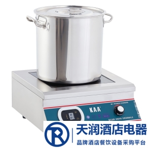 KAA/佳百年臺式平頭電磁爐5kw 商用電磁煲湯爐 單頭電磁灶
