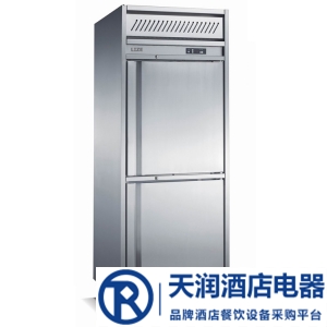 LIZE【麗彩】高身二門雪柜 風冷無霜冷藏柜  二門冰箱 酒店用廚房冷柜