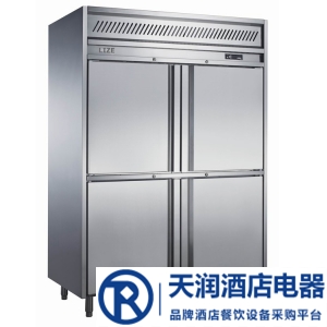 LIZE【麗彩】四門高身冷藏柜 風冷無霜四門高身雪柜 不銹鋼四門冰箱 商用廚房冷柜
