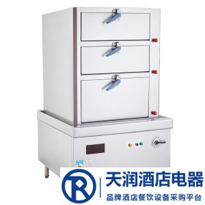佳百年三門海鮮蒸柜SMZG4601K-25D 電磁廚房設備 多功能蒸箱 大功率電磁爐