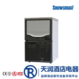 Snowsman雪人制冰機AF-200 顆粒雪花100公斤碎冰機雪花機全自動生鮮火鍋奶茶店