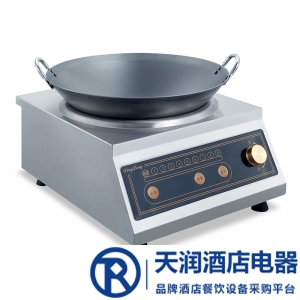 鼎龍電磁爐DLB-5KW-E電磁小炒爐臺(tái)式炒菜爐連鎖店5000w電磁灶