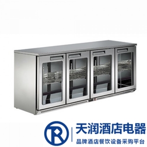 LIZE【麗彩】四門吧臺展示柜 酒水飲料展示柜冰吧冷藏保鮮柜