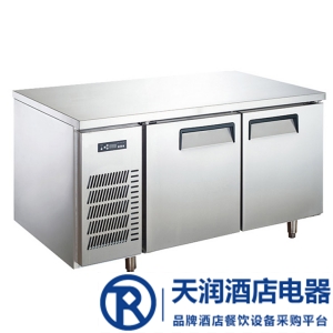 LIZE二門平臺(tái)雪柜 商用廚房操作臺(tái)冰箱 不銹鋼調(diào)理臺(tái)冷柜 平臺(tái)雪柜 風(fēng)冷無(wú)霜