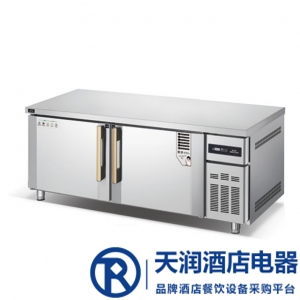 冰立方二門平臺(tái)冷柜AWF18 風(fēng)冷二門平臺(tái)冷凍柜 商用二門冰箱