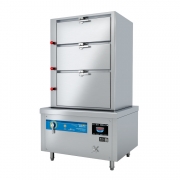 沁鑫電磁三門海鮮蒸柜QX-HI 沁鑫電磁爐 大功率電磁爐 商用電磁爐  電磁廚房設備 不銹鋼電磁廚房設備
