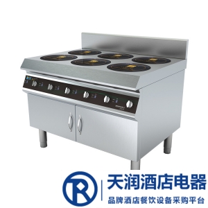 沁鑫四頭電磁煲仔爐QX-D290-5KW 沁鑫電磁爐 大功率電磁爐 商用電磁爐  電磁廚房設(shè)備 不銹鋼電磁廚房設(shè)備