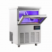 SNOWSMAN雪人制冰機BT-80商用方冰制冰機40kg吧臺冰塊機