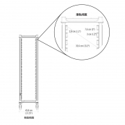 勘寶CAMBRO食品盤手推車GN1/1份盆車