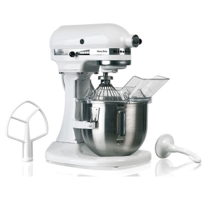 美國KitchenAid升降式廚師機5KPM5CWH凱膳怡4.8L 打奶油機攪拌機打鮮奶打蛋器白色