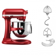 美國KitchenAid升降式廚師機5KSM7580XCCA凱膳怡攪拌機 6.9L 紅色和面機打蛋器