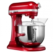 美國KitchenAid升降式廚師機5KSM7580XCCA凱膳怡攪拌機 6.9L 紅色和面機打蛋器