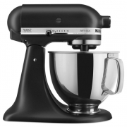 KitchenAid抬頭式多功能廚師機5KSM125COB美國廚寶攪拌機4.8L 黑色